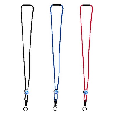 3/16" Nylon Power Cord Lanyard with Snap-Buckle Release, Standard O-Ring & Slider