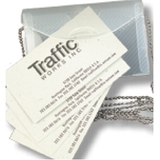 Business/ Credit Card Holder w/ 36" Chain (2 1/4"x3 3/4"x1/2")
