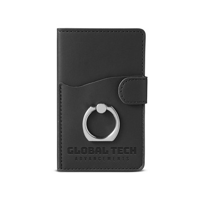 Tuscany™ Dual Card Pocket With Metal Ring
