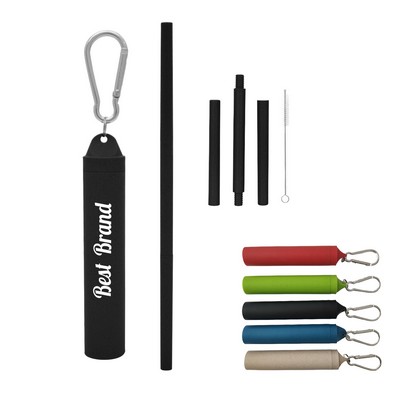 Wheat Straw Holder Set With Carabiner