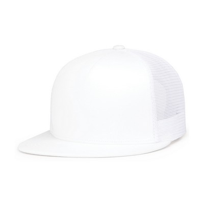 D-series 5-Panel Trucker Snapback Cap