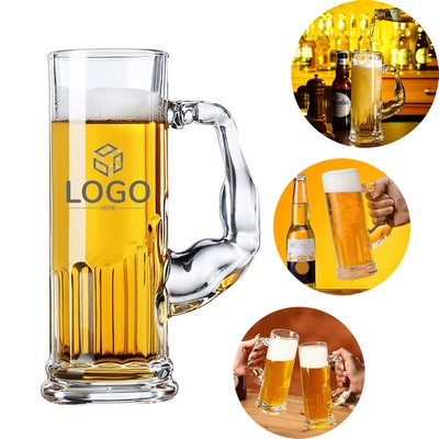 Heavy Beer Mugs 20Oz Glass Mugs