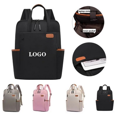 Stylish College & Office Backpack – Durable Polyester Design