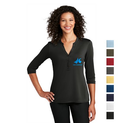 Port Authority ® Women's UV Choice Pique Henley