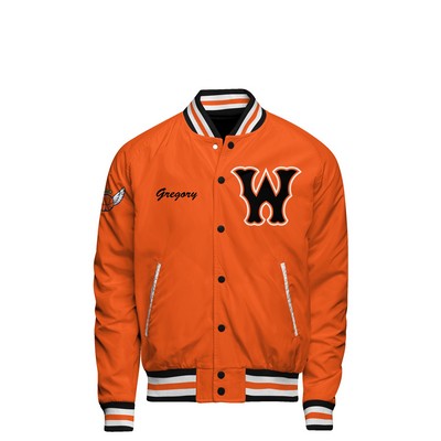 Build Your Own Satin Varsity Jacket: Quilted Lining