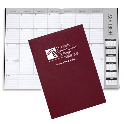 Leatherette Academic Desk Planner