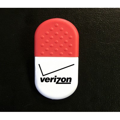 Pill Shaped Magnetic Memo Clip Holder