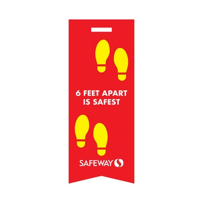 USA Made Tall Inverted V Bottom Paper Badge/Tag Ribbon Full-Color with Tag Slot (2"x5")
