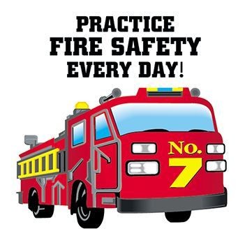Fire Safety Stock Temporary Tattoo