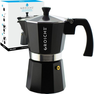 GROSCHE Milano Stovetop Espresso Maker Moka Pot Home Espresso Coffee Maker