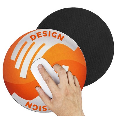 Full Color Round Mouse Pad With MOQ 50pcs