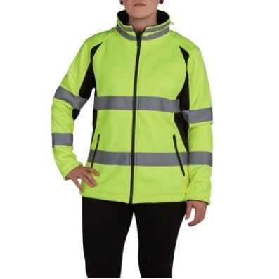 HiVis Women's Full Zip Soft Shell Jacket
