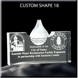 Clear Acrylic Stock Paperweights