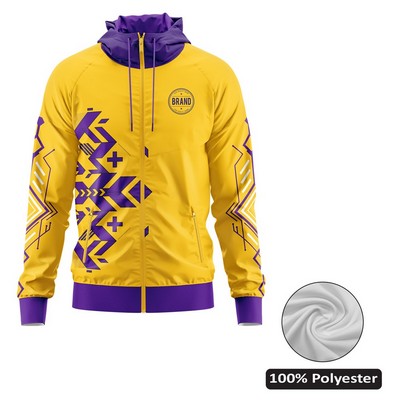 Custom Full Sublimation Wind Jacket
