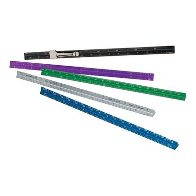 12" Non-Slip Straight Edge Aluminum Ruler