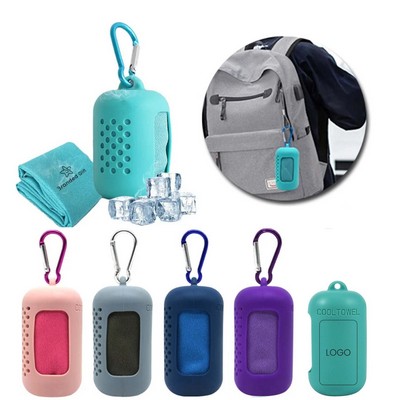 Cooling Towel w/Silicone Storage Bag