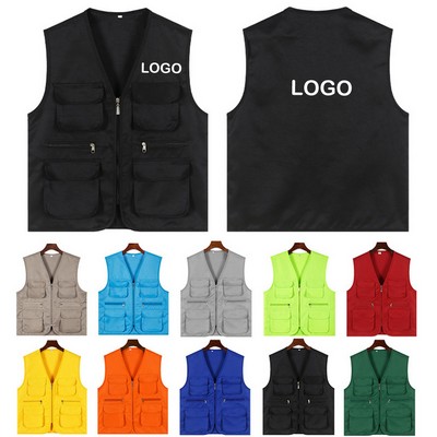 Outdoor Utility Vest with Pockets