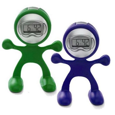 Flex Man Clock