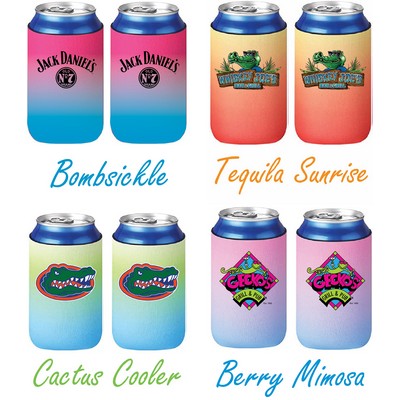 NEOPRENE CAN COOLER Full Color-FUN COLORS