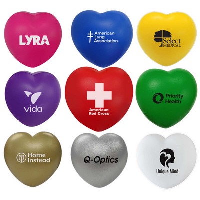 Popular Heart Shape Stress Reliever, Semi Soft And Squeezable