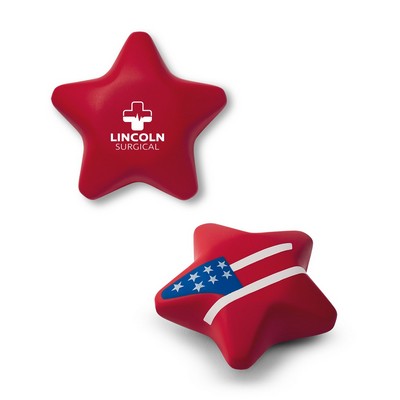 USA Patriotic Star Shape Stress Ball