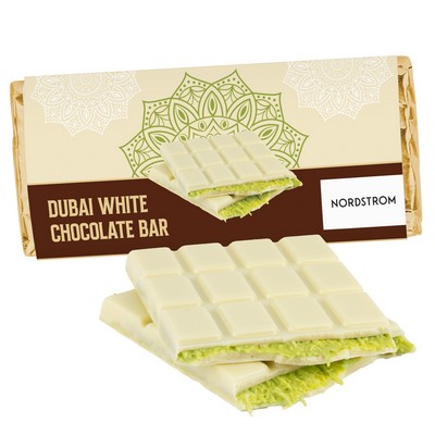 Dubai Chocolate Bar - 3.5 oz. Belgian White Chocolate