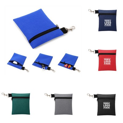 Zipper Golf Ball Bag