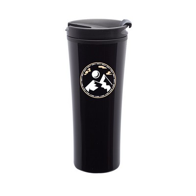 16 oz. Hatha Travel Mug (2 Color Imprint)