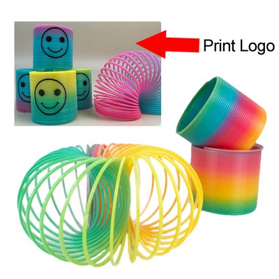 Big Size Plastic Rainbow Magic Spring Circle