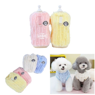 Warm Puppy Stretchy Sweater Turtleneck Coat Dog Sweatshirt