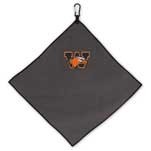 Grey Microfiber Waffle Towel 15" x 15"