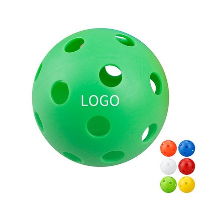 72mm Indoor Pickleball 26 Hole PE Practice Training Ball