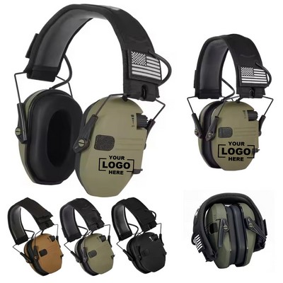Gun range ear protection: electronic muffs that reduce noise and amplify sounds.