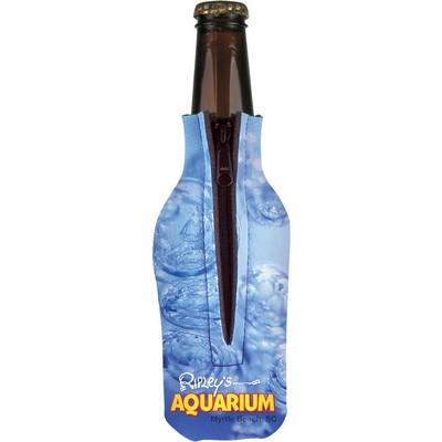 Full Color Bottle Zipper Scuba Cooler