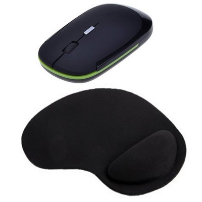 Promotek iBank® 2.4GHz Wireless Mouse + Wrist Rest Mouse Pad