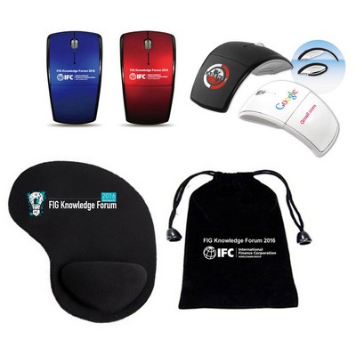 Promotek iBank® 2.4GHz Wireless Mouse + Wrist Rest Mouse Pad