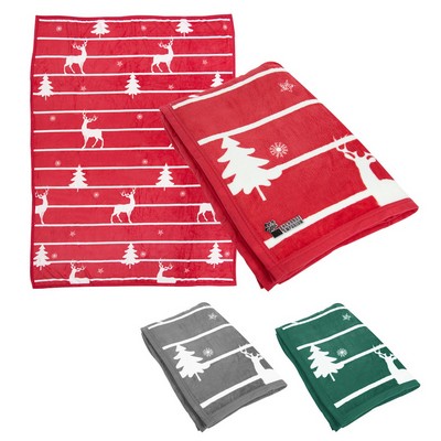 Winter's Nap Holiday Throw Blanket