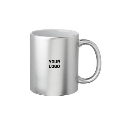 11 OZ Metallic Stoneware Mug