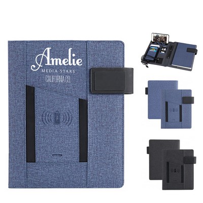 Multifunctional Wireless Charging Notebook