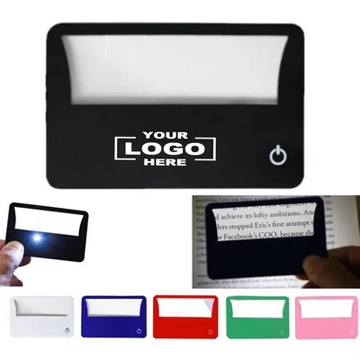 LED Light Pocket Magnifier for Reading