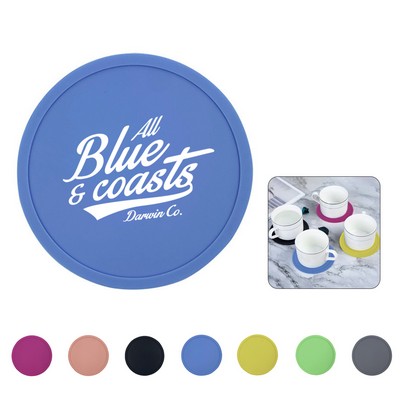 Round Silicone Coaster