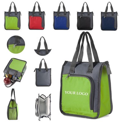 Portable Cooler Bag Oxford Cloth Bento Thermal Lunch Box