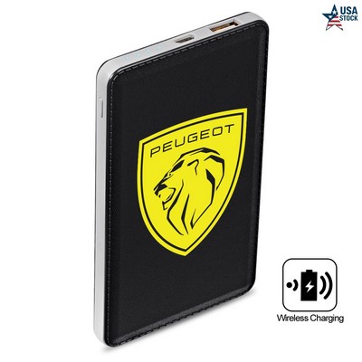 3000mAh Power Bank with Wireless Charger