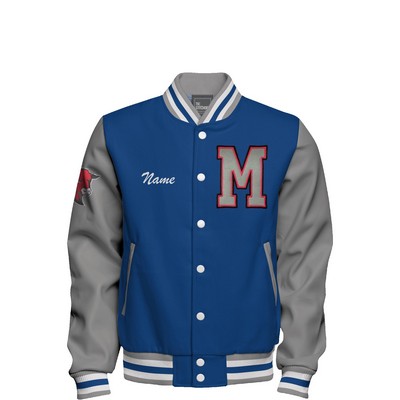 Build Your Own Genuine Leather & Wool Letterman Jacket