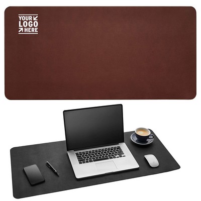 31.5 x 15.7 Inch Leather Desk Mouse Pad Protector