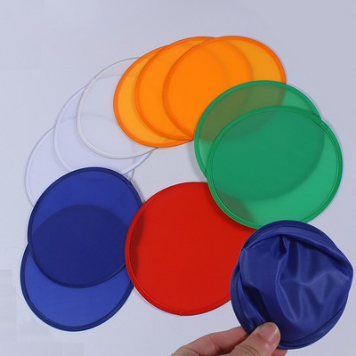 Foldable Polyester Frisbee Fan