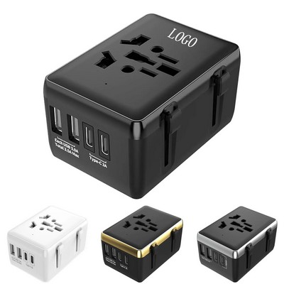 5 in 1 Universal Travel Adapter Wall Charger