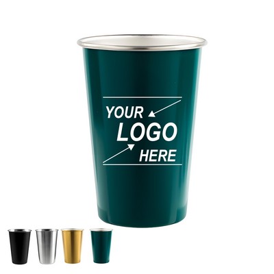 16 oz Stainless Steel Pint Cups