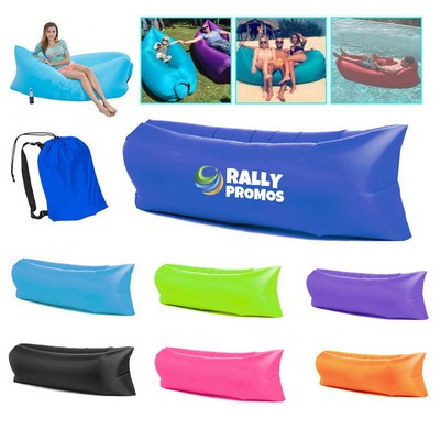 78 x 28 inch Camping Portable Inflatable Lounger Air Sofa Chair