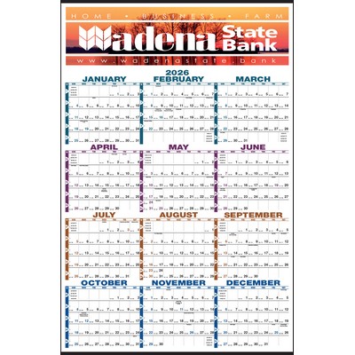 Year-In-View® Production Planner Full Color Calendar